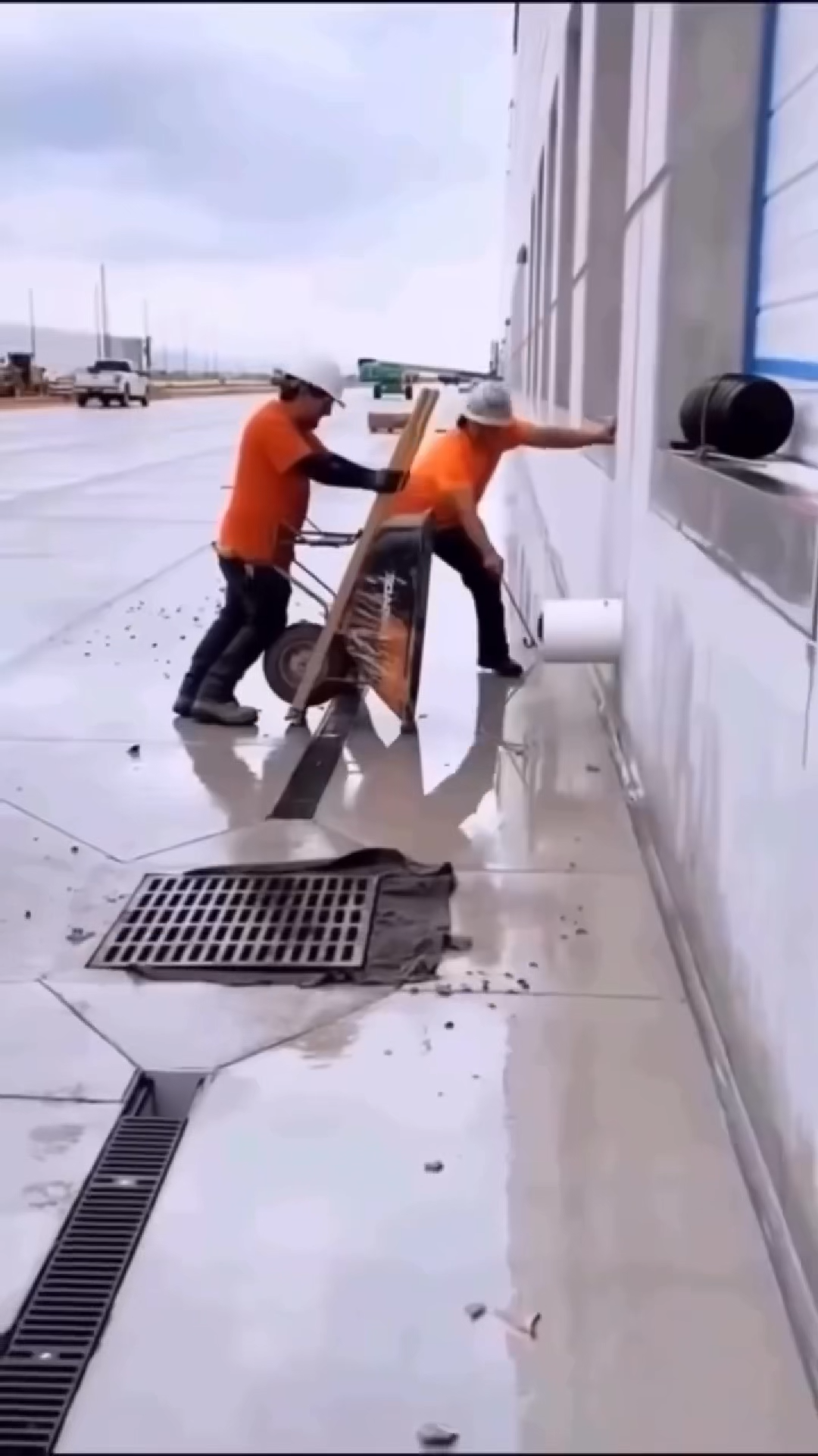 CONSTRUCTION WATER TRANSITIONAL VIRAL VIDEO