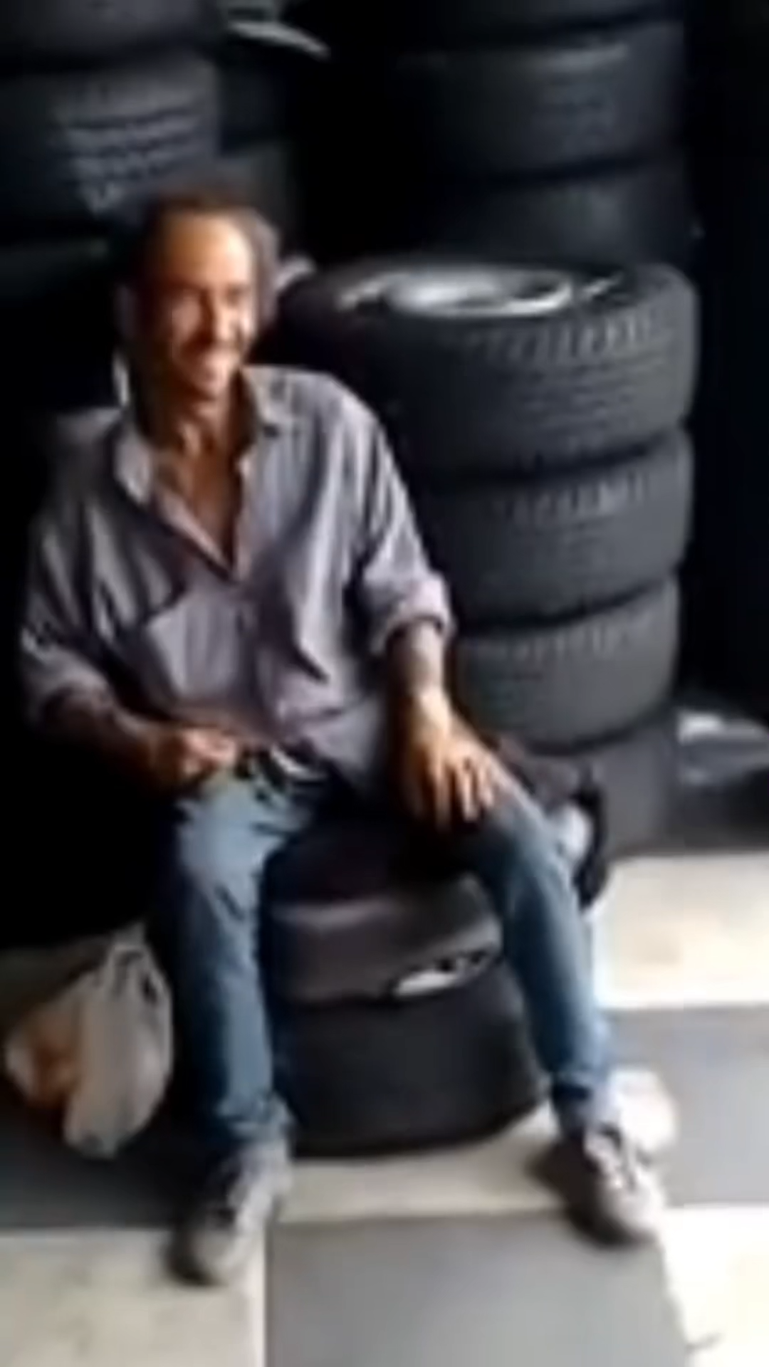 TIRE EXPLODING TRANSITIONAL VIRAL VIDEO